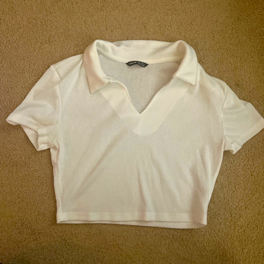 basic white tee from shein
